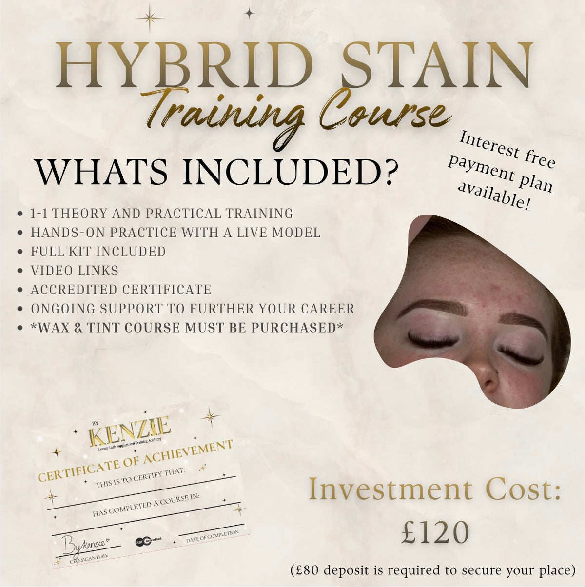 Hybrid Stain ADD ON Training Course | KIT INCLUDED