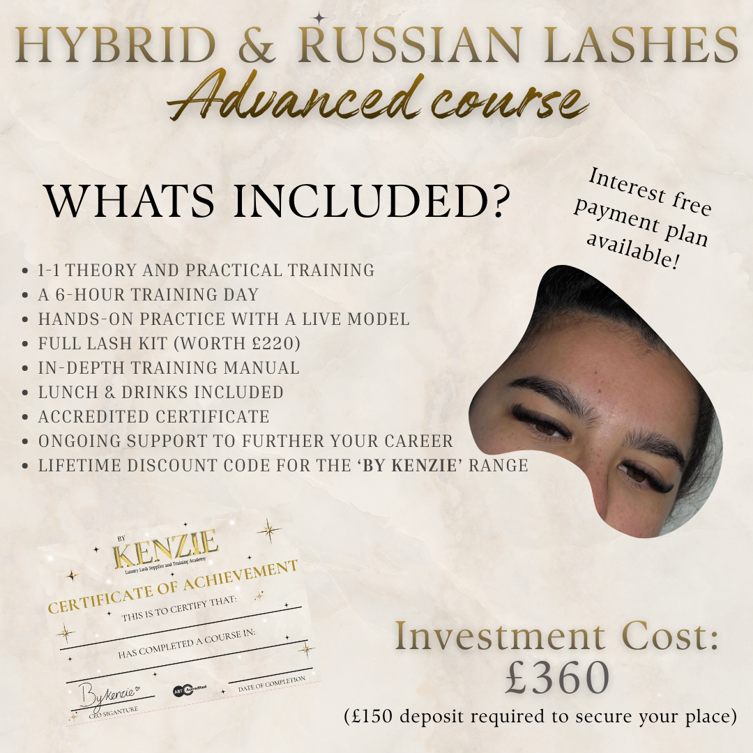 Hybrid & Russian Lashes Advanced Course