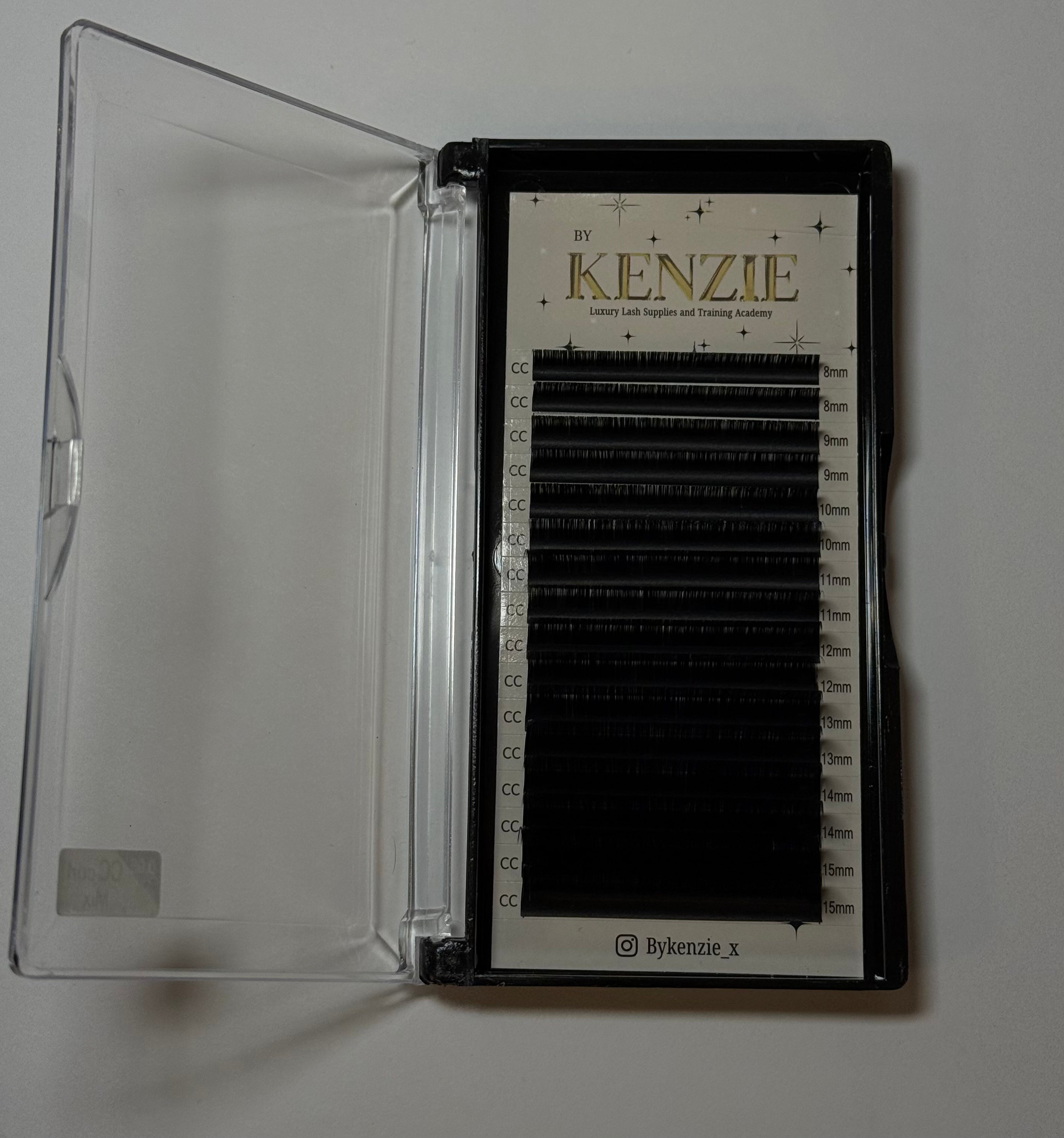 Matte Black Volume Lash Tray | CC curl